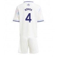 Maglie da calcio Aston Villa Ezri Konsa #4 Terza Maglia Bambino 2025-26 Manica Corta (+ Pantaloni corti)